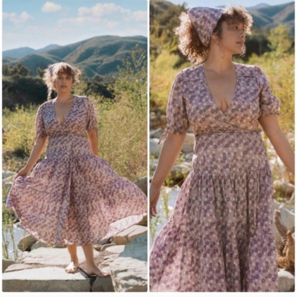 CHRISTY DAWN The Augusta Dress in Wisteria Wildflower...